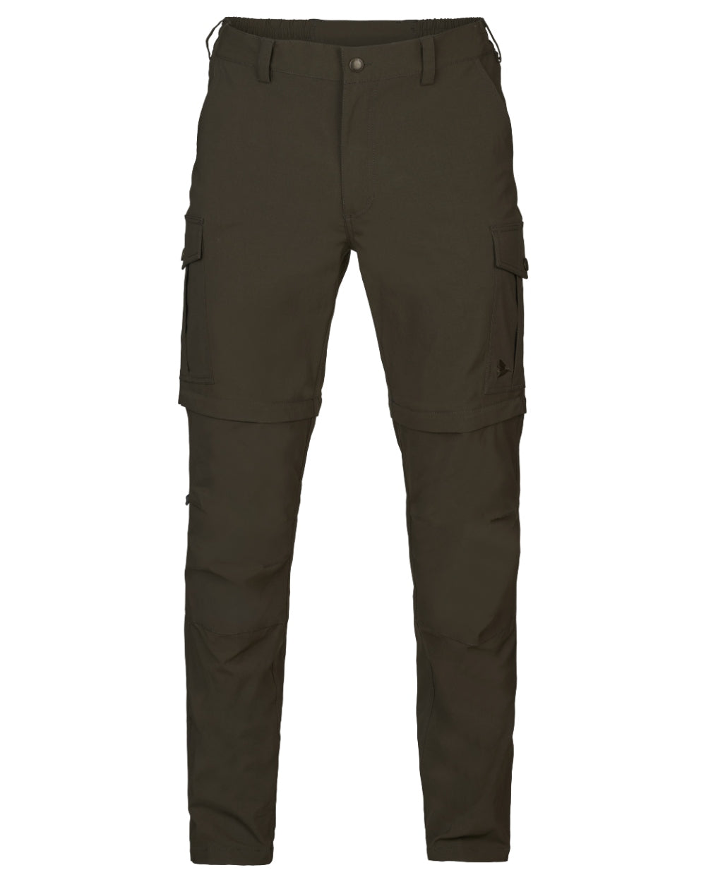 Grizzly Brown coloured Seeland Birch Zip-Off Trousers on white background #colour_grizzly-brown