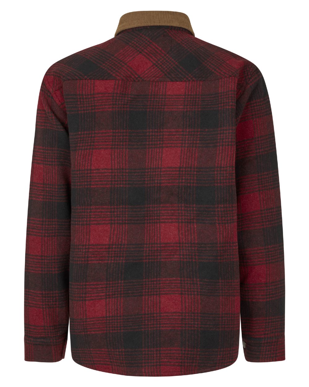 Red Check Coloured Seeland Canada Yukon Shirt on white background #colour_red-check