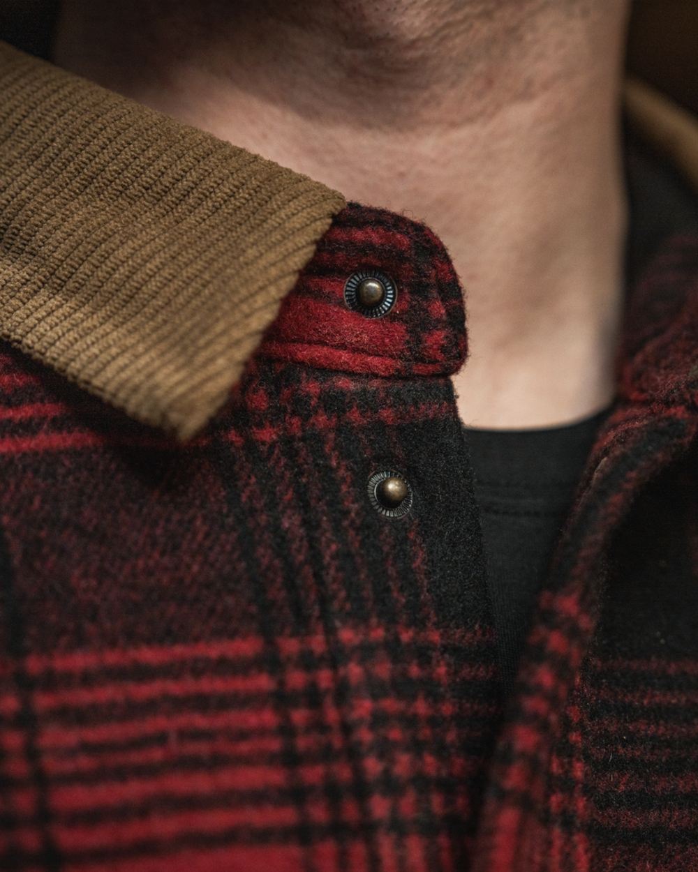 Red Check Coloured Seeland Canada Yukon Shirt on outdoor background #colour_red-check