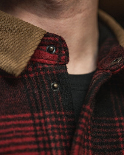 Red Check Coloured Seeland Canada Yukon Shirt on outdoor background #colour_red-check