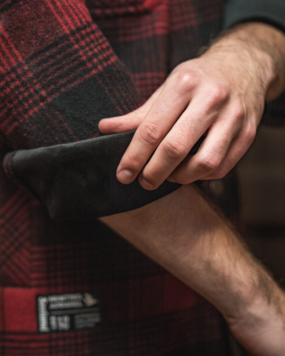 Red Check Coloured Seeland Canada Yukon Shirt on outdoor background #colour_red-check