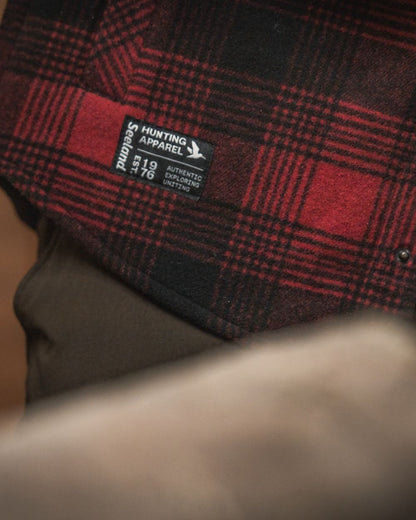 Red Check Coloured Seeland Canada Yukon Shirt on outdoor background #colour_red-check