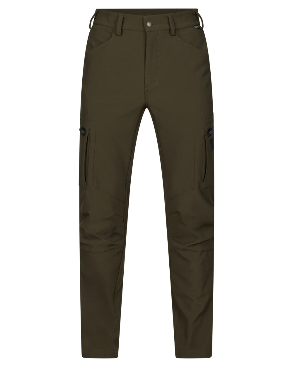 Pine Green Coloured Seeland Chaser Aero Trousers on white background #colour_pine-green