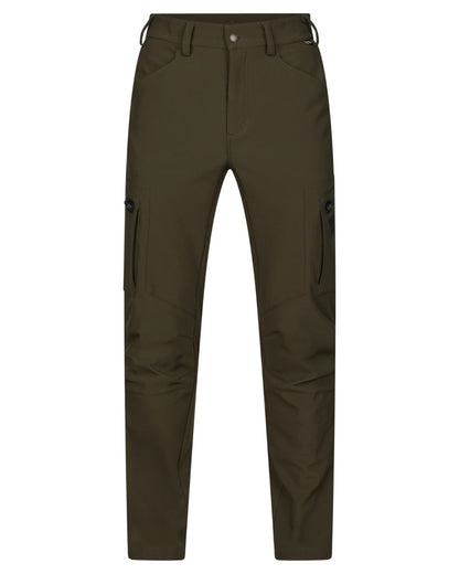 Pine Green Coloured Seeland Chaser Aero Trousers on white background #colour_pine-green
