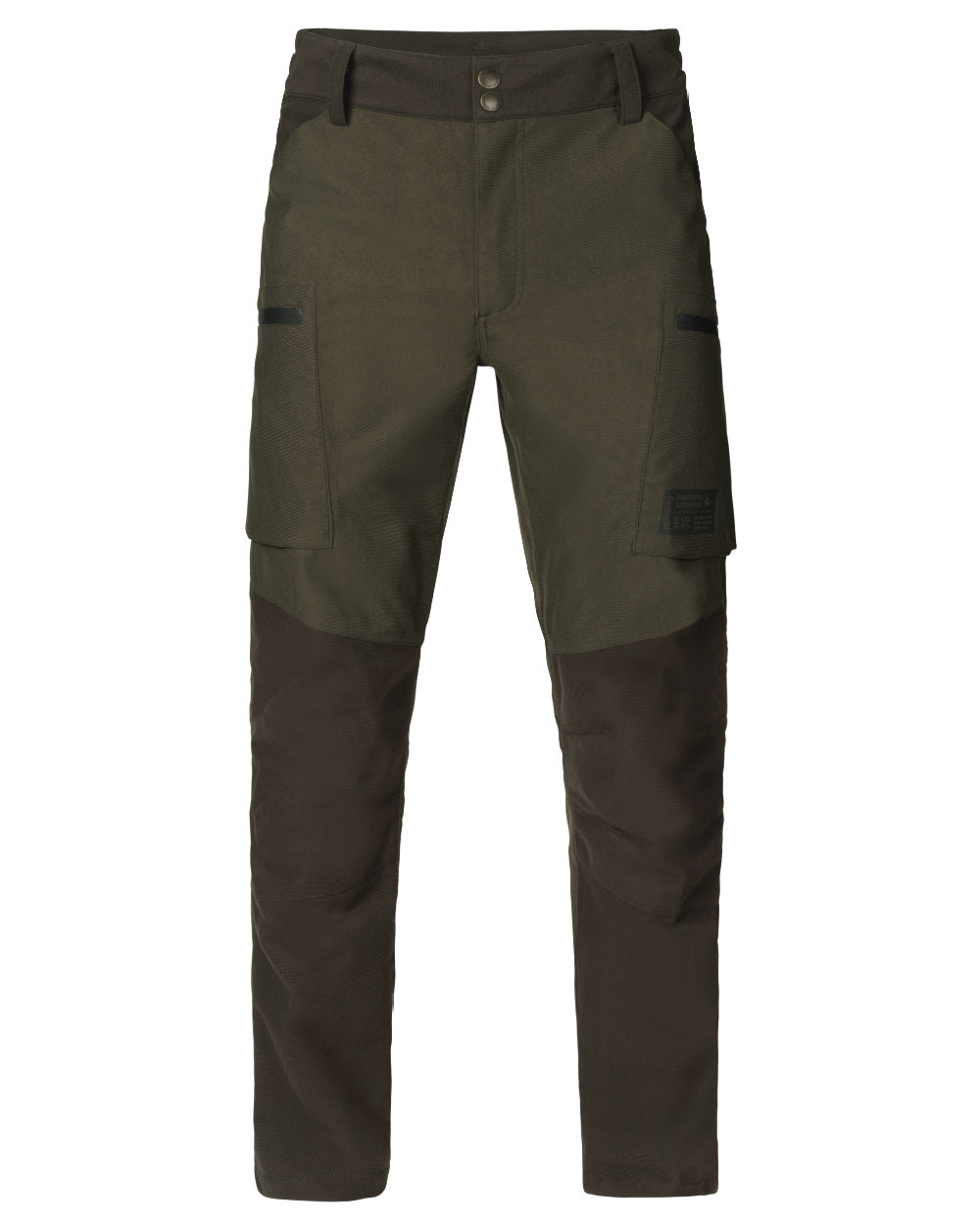 Pine Green Coloured Seeland Chaser Trousers on white background #colour_pine-green