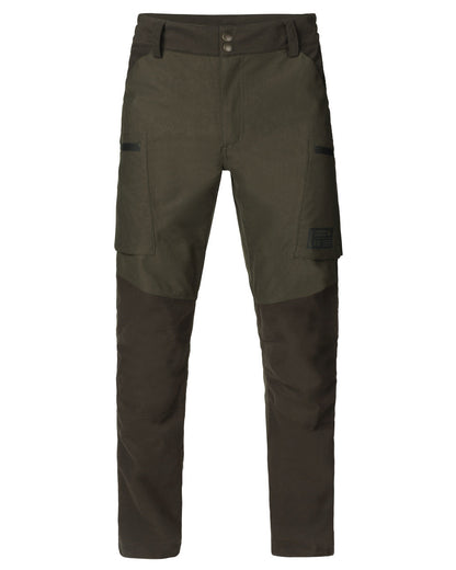Pine Green Coloured Seeland Chaser Trousers on white background #colour_pine-green