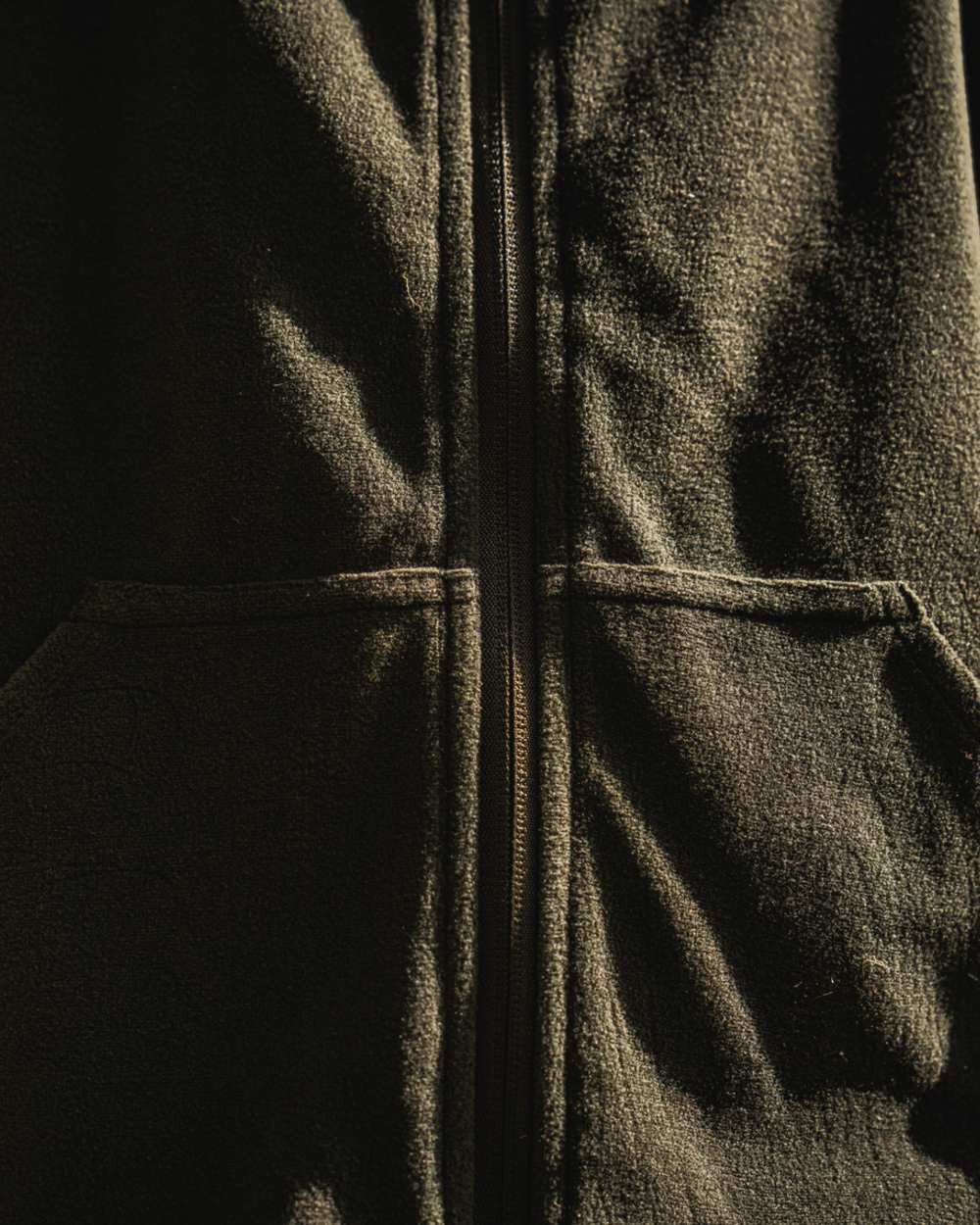 Pine Green Coloured Seeland Childrens Benjamin Fleece on outdoor background #colour_pine-green