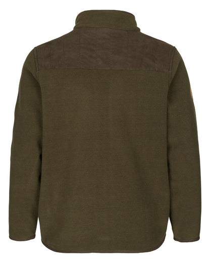 Pine Green Coloured Seeland Childrens Bolt Fleece Jacket on white background #colour_pine-green