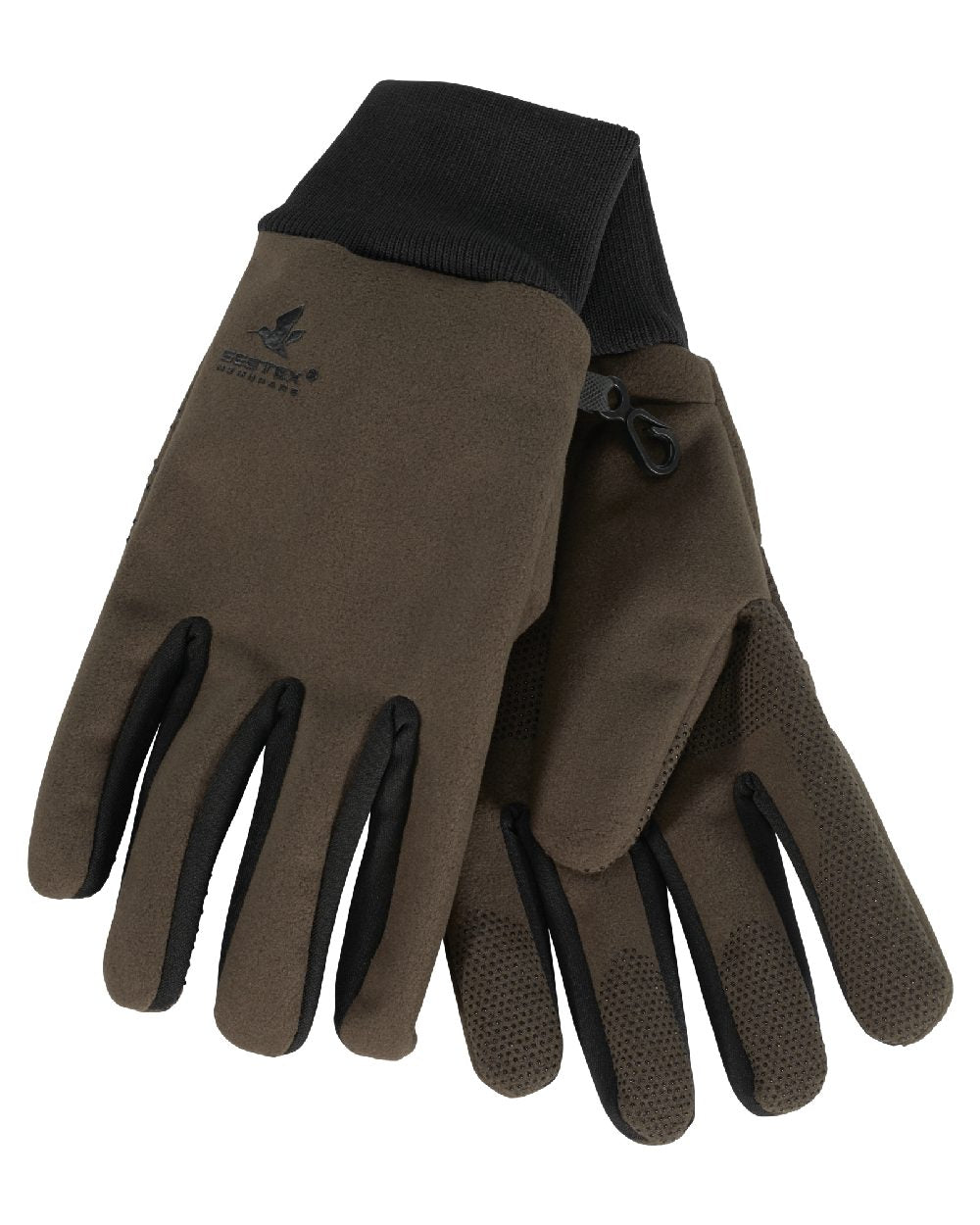 Pine Green Coloured Seeland Climate Gloves on White background #colour_pine-green