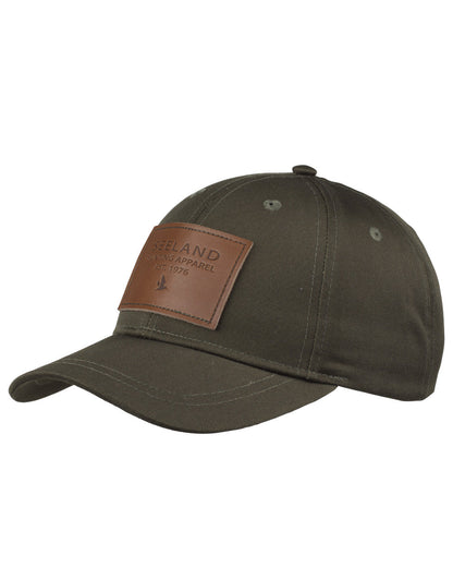 Pine Green Coloured Seeland Colt Cap on white background #colour_pine-green