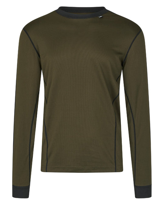 Light Pine Coloured Seeland Crest Baselayer on white background #colour_light-pine