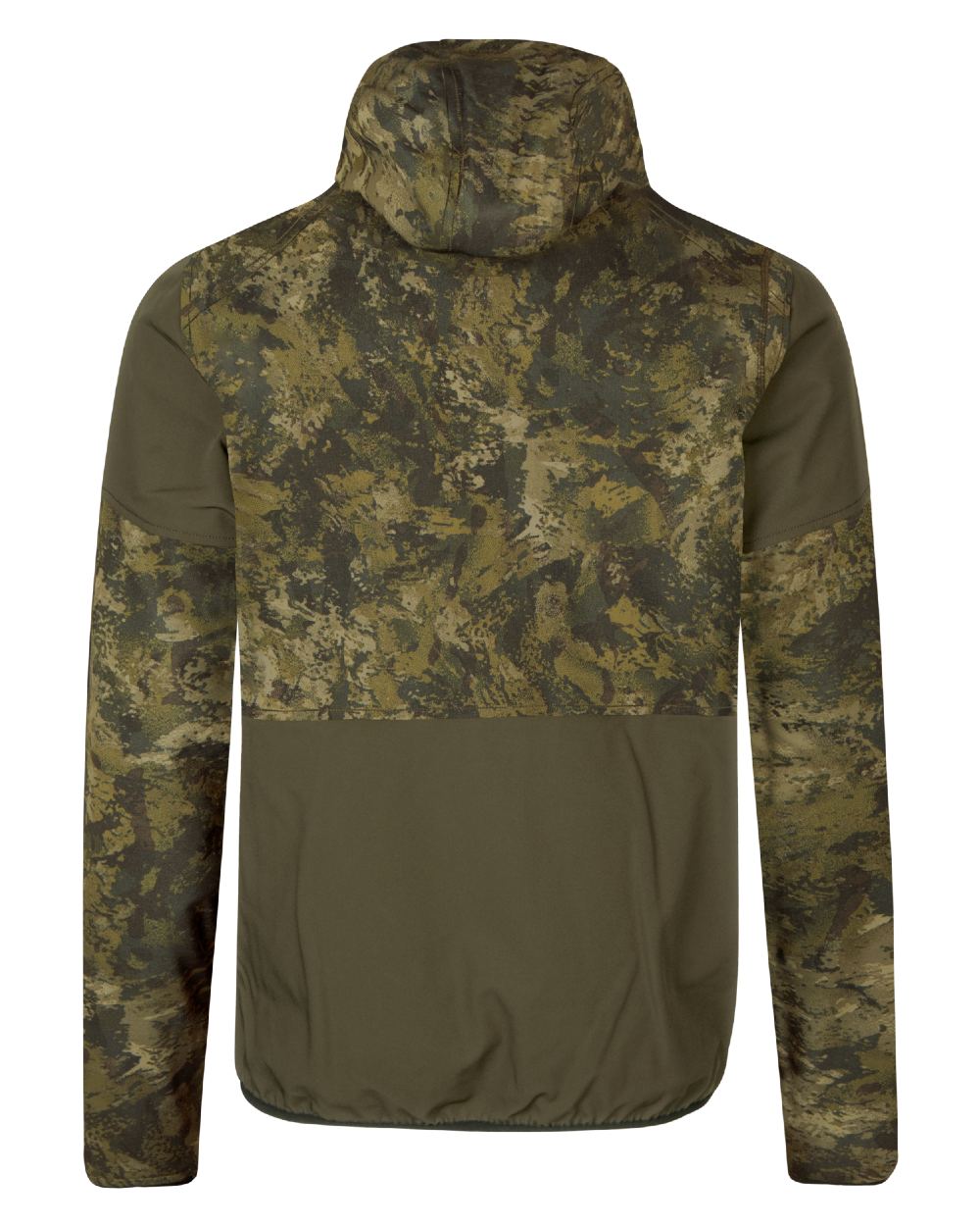 InVis Green Coloured Seeland Cross Windbeater Jacket on White background #colour_invis-green