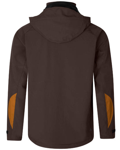 Dark Brown Coloured Seeland Dog Active Jacket on white background #colour_dark-brown