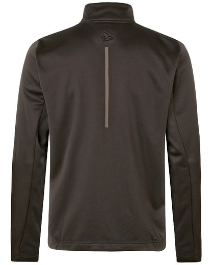 Dark Brown Coloured Seeland Elliot Fleece on white background #colour_dark-brown