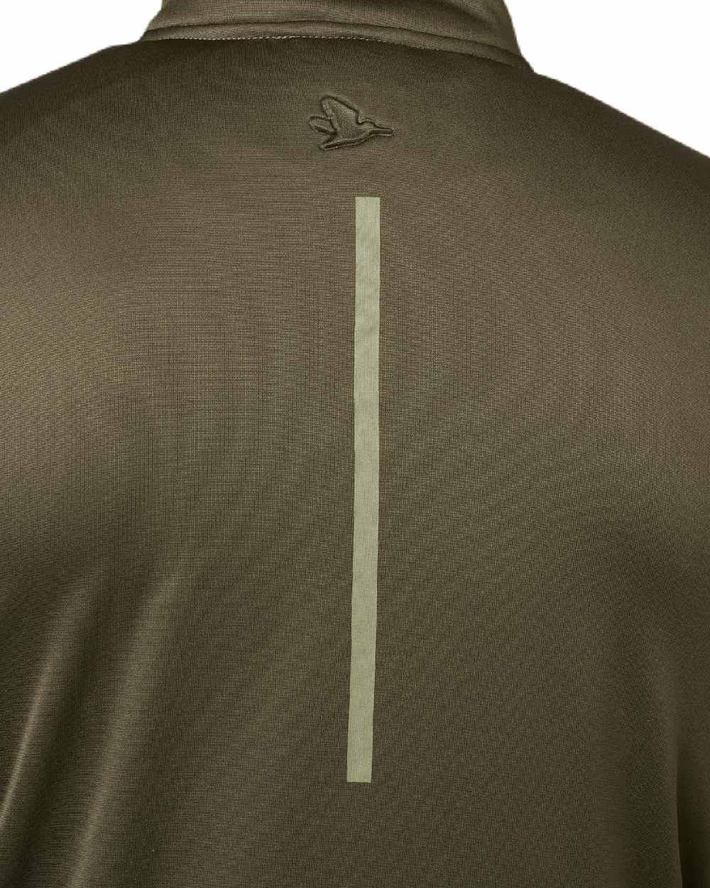 Pine Green Coloured Seeland Elliot Fleece on white background #colour_pine-green