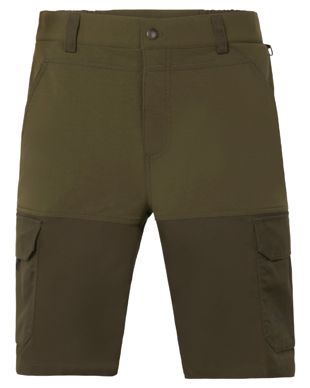Light Pine Grizzly Brown Coloured Seeland Elm Shorts on white background #colour_light-pine-grizzly-brown
