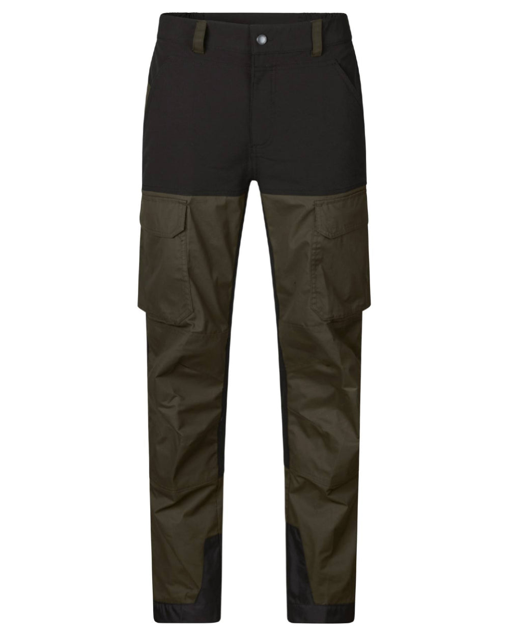 Grizzly Brown Meteorite Coloured Seeland Elm Trousers on white background #colour_grizzly-brown-meteorite
