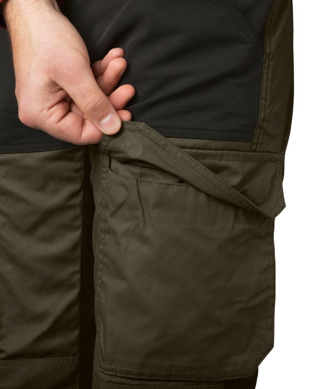 Grizzly Brown Meteorite Coloured Seeland Elm Trousers on white background #colour_grizzly-brown-meteorite