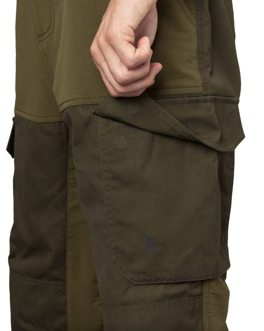 Light Pine Grizzly Brown Coloured Seeland Elm Trousers on white background #colour_light-pine-grizzly-brown