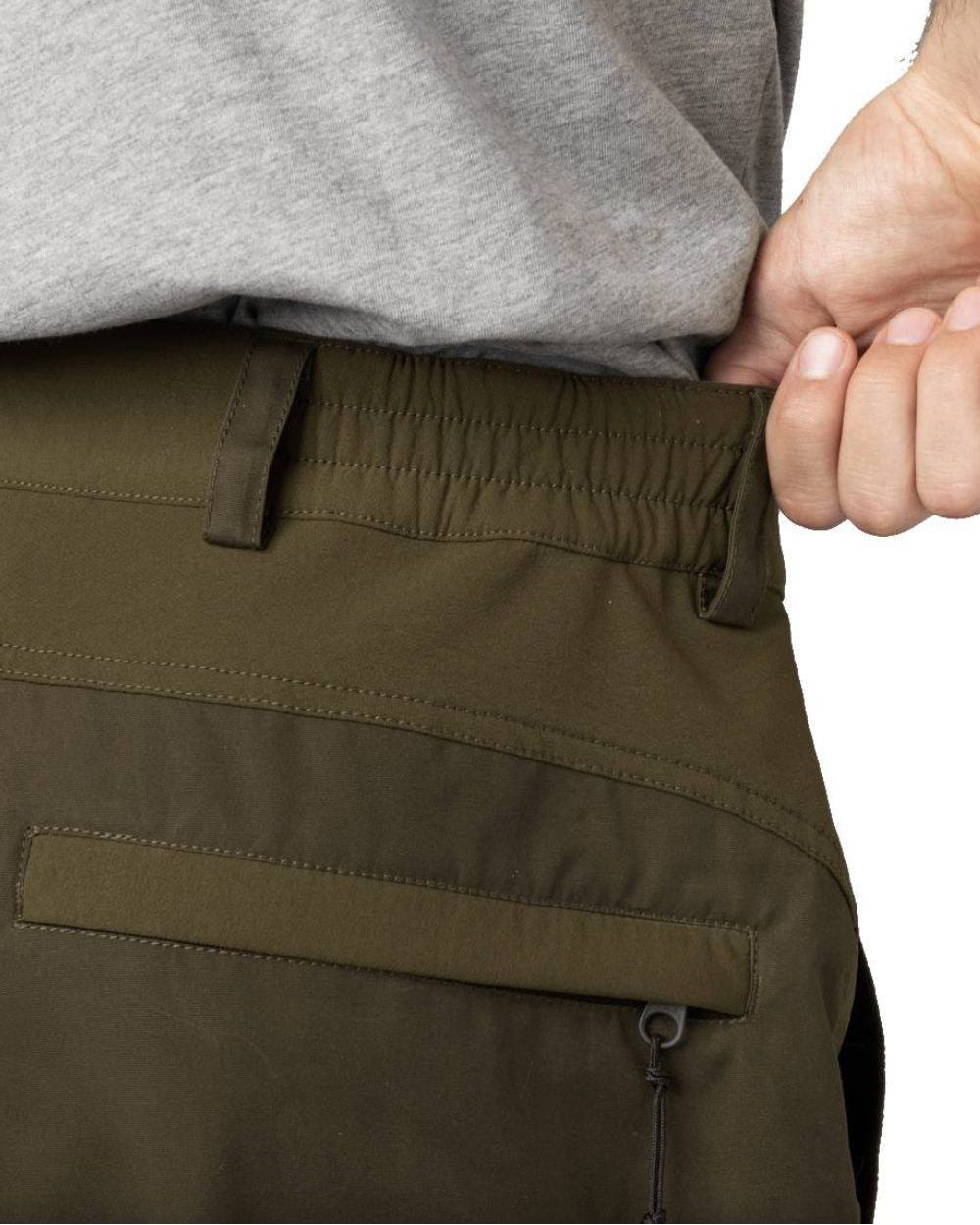 Light Pine Grizzly Brown Coloured Seeland Elm Trousers on white background #colour_light-pine-grizzly-brown