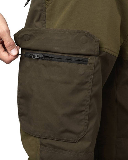 Light Pine Grizzly Brown Coloured Seeland Elm Trousers on white background #colour_light-pine-grizzly-brown