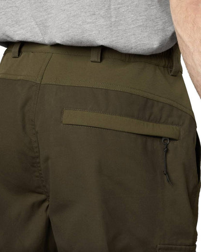 Light Pine Grizzly Brown Coloured Seeland Elm Trousers on white background #colour_light-pine-grizzly-brown