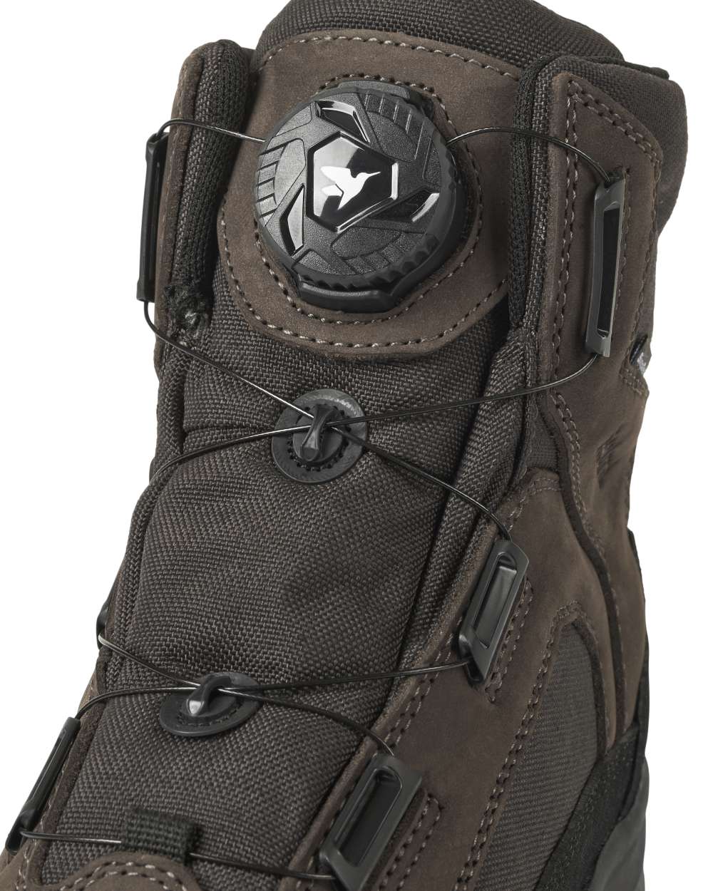 Dark Brown coloured Seeland Enduro Dial Mid Boots on white background #colour_dark-brown