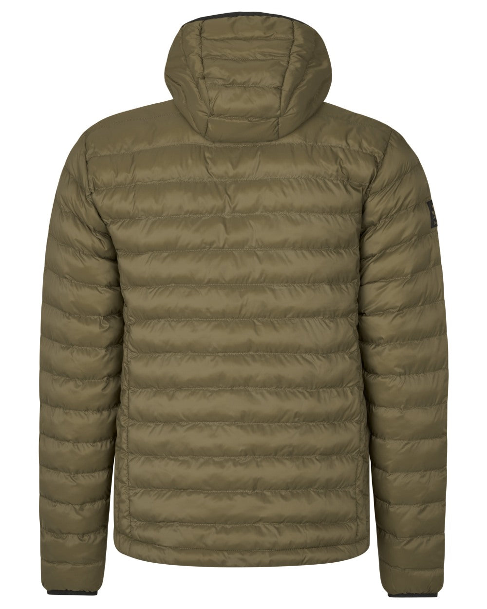 Military Olive coloured Seeland Fahrenheit Jacket on white background #colour_military-olive