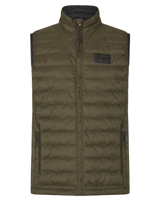 Light Pine Coloured Seeland Fahrenheit Waistcoat on white background #colour_light-pine