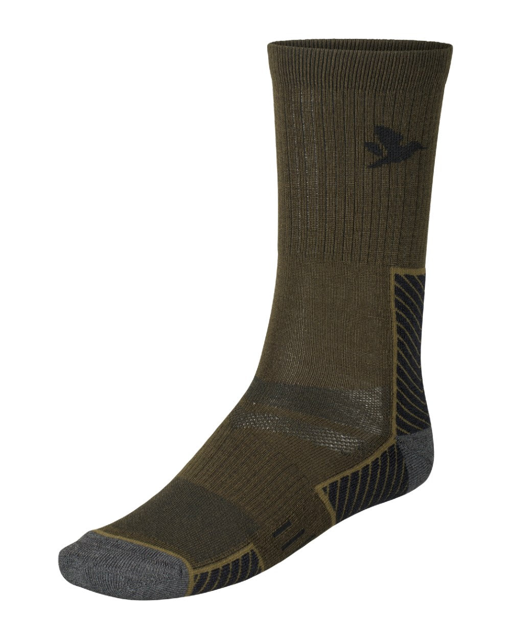 Pine Green Military Olive
Coloured Seeland Field Merino Socks Twin Pack on White Background
#colour_pine-green-military-olive