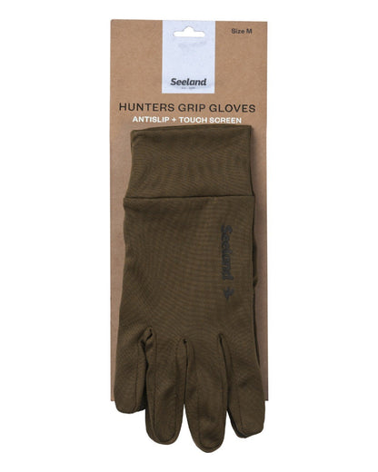 Pine Green Coloured Seeland Grip Gloves on white background #colour_pine-green