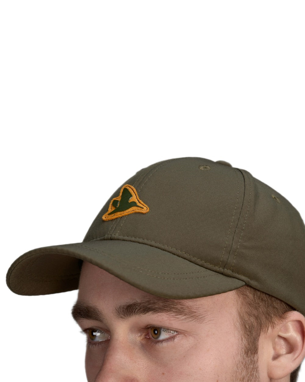 Pine Green coloured Seeland Hawker Cap on white background #colour_pine-green