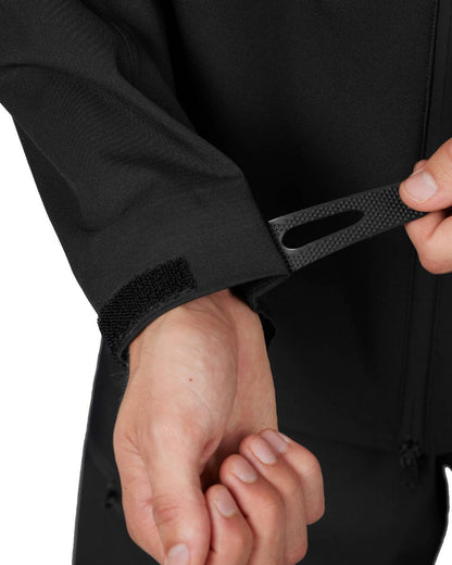 Black Coloured Seeland Hawker Light Explore Jacket on white background #colour_black