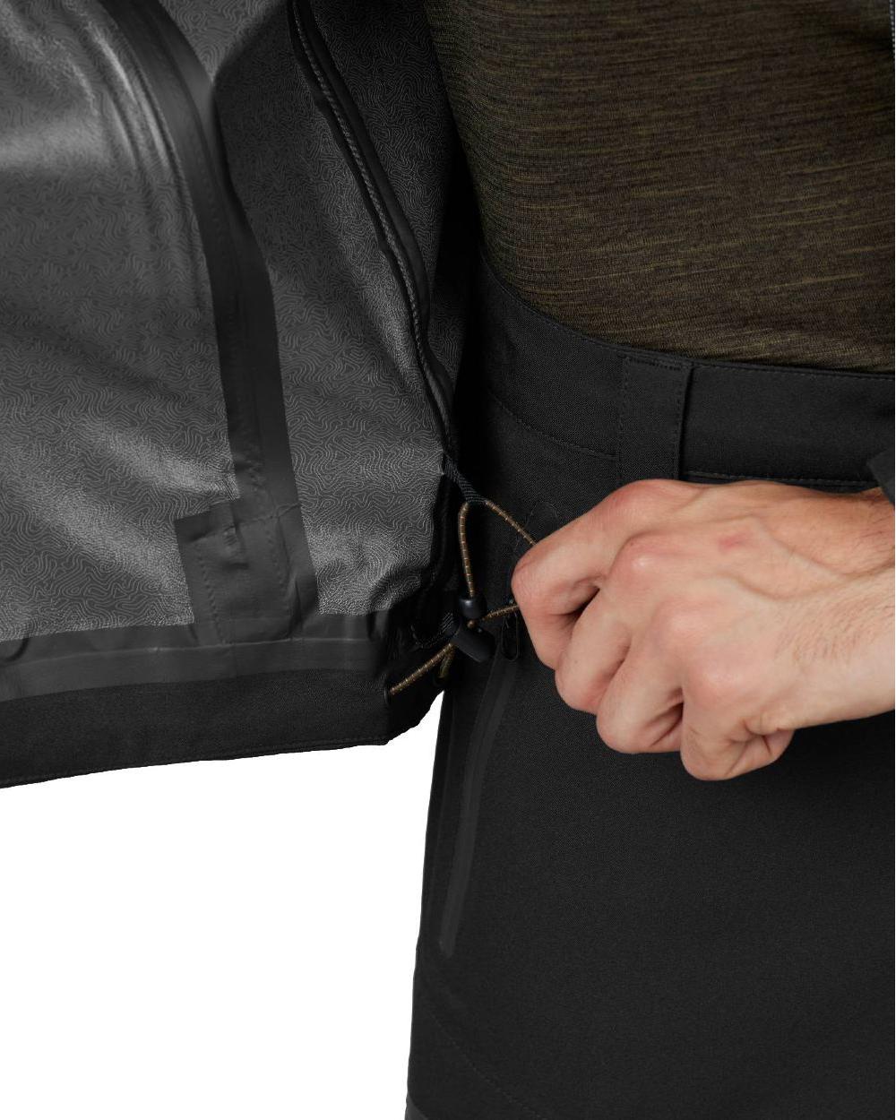 Black Coloured Seeland Hawker Light Explore Jacket on white background #colour_black