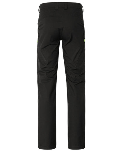 Black Coloured Seeland Hawker Light Explore Trousers on white background #colour_black