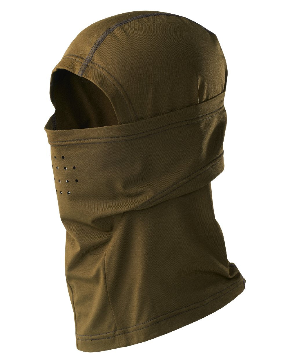 Pine Green Coloured Seeland Hawker Scent Control Balaclava on White background #colour_pine-green