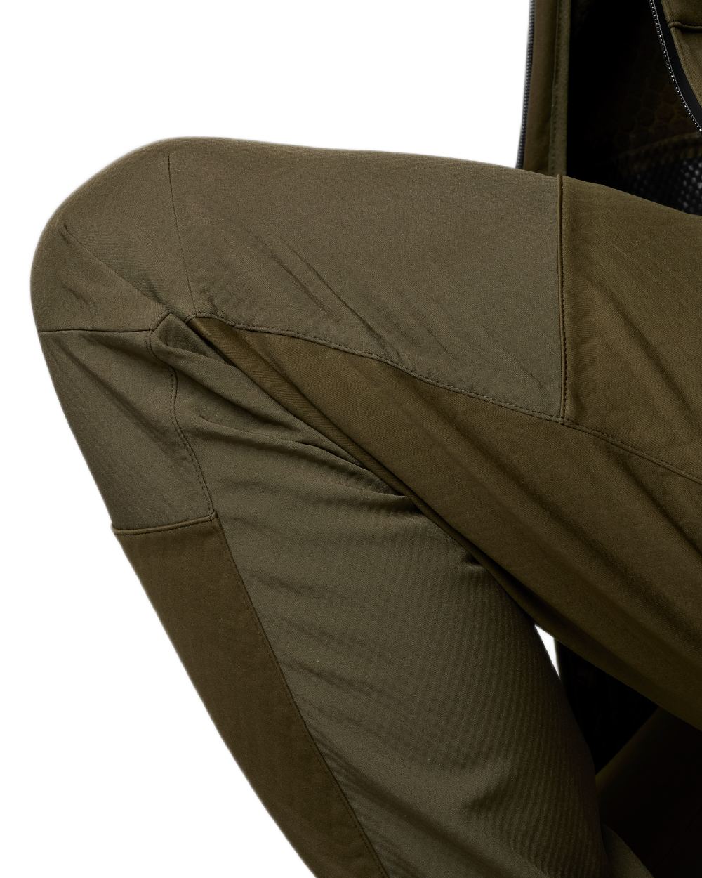 Pine Green Coloured Seeland Hawker Shell II Waterproof Trousers on white background #colour_pine-green