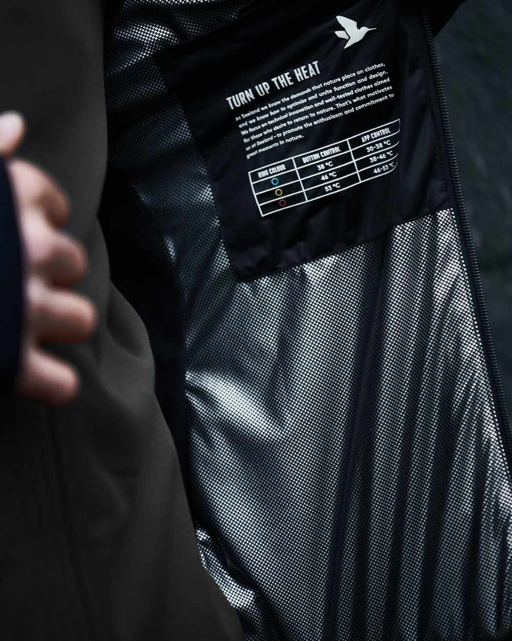 Black Coloured Seeland Heat Quilted Waistcoat on White background #colour_black