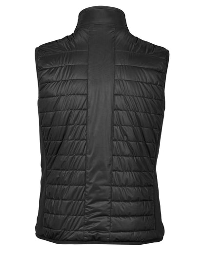 Black Coloured Seeland Heat Quilted Waistcoat on White background #colour_black
