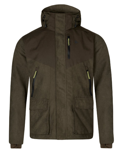 Grizzly Brown Coloured Seeland Helt II Waterproof Jacket on White background #colour_grizzly-brown