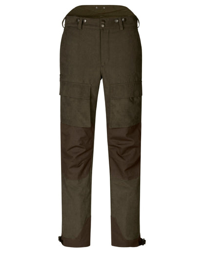 Grizzly Brown Coloured Seeland Helt II Waterproof Trousers on white background #colour_grizzly-brown