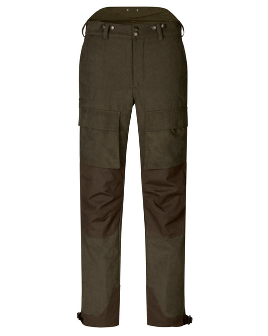 Grizzly Brown Coloured Seeland Helt II Waterproof Trousers on white background #colour_grizzly-brown