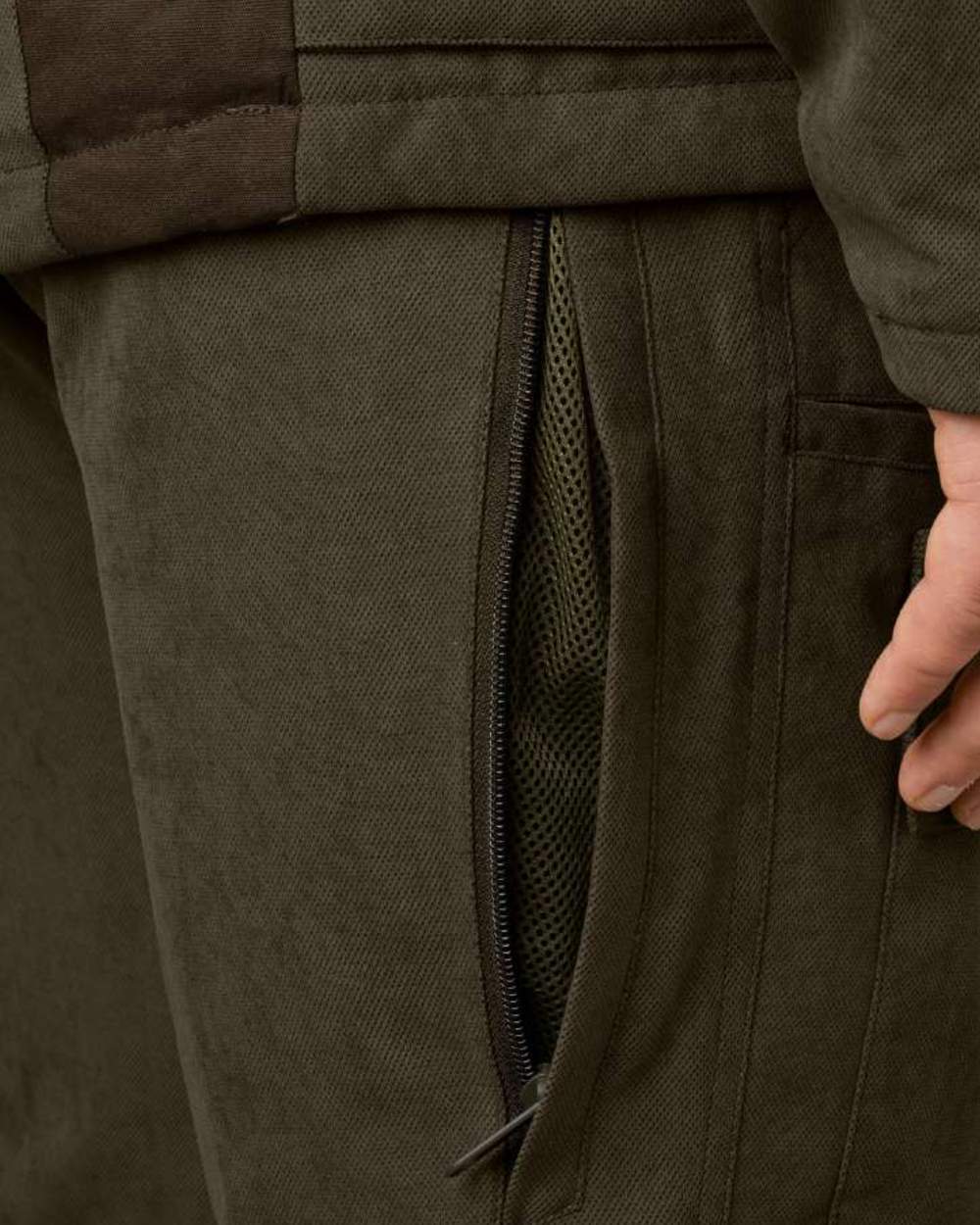 Grizzly Brown Coloured Seeland Helt II Waterproof Trousers on white background #colour_grizzly-brown