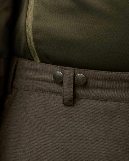 Grizzly Brown Coloured Seeland Helt II Waterproof Trousers on white background #colour_grizzly-brown