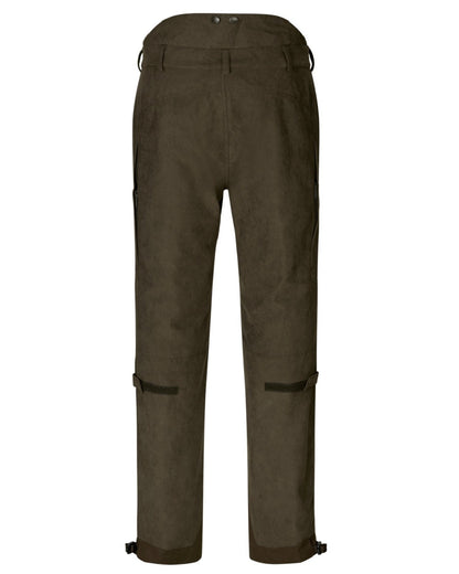 Grizzly Brown Coloured Seeland Helt II Waterproof Trousers on white background #colour_grizzly-brown