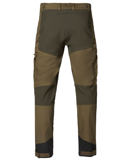 Military Olive Pine Green Coloured Seeland Hemlock Trousers on white background #colour_military-olive-pine-green