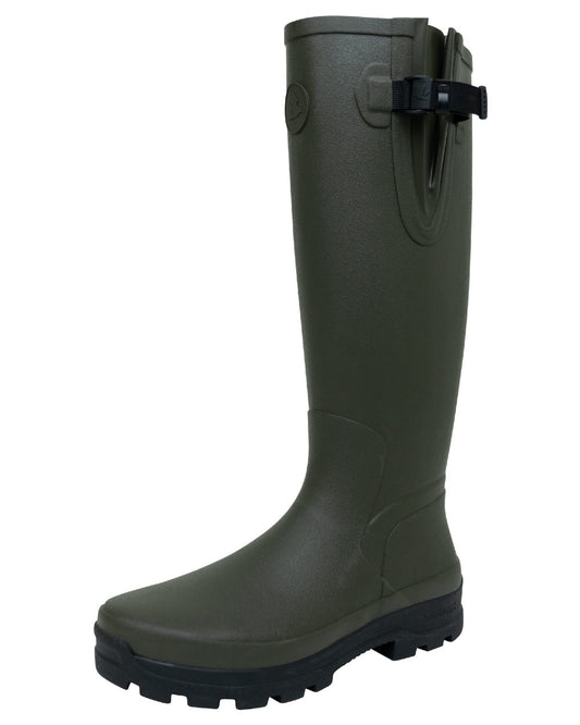 Pine Green Coloured Seeland Hillside Classic Boots on white background #colour_pine-green