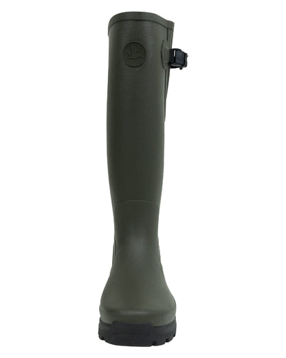 Pine Green Coloured Seeland Hillside Classic Boots on white background #colour_pine-green