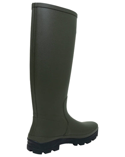 Pine Green Coloured Seeland Hillside Enforced Wellingtons on white background #colour_pine-green