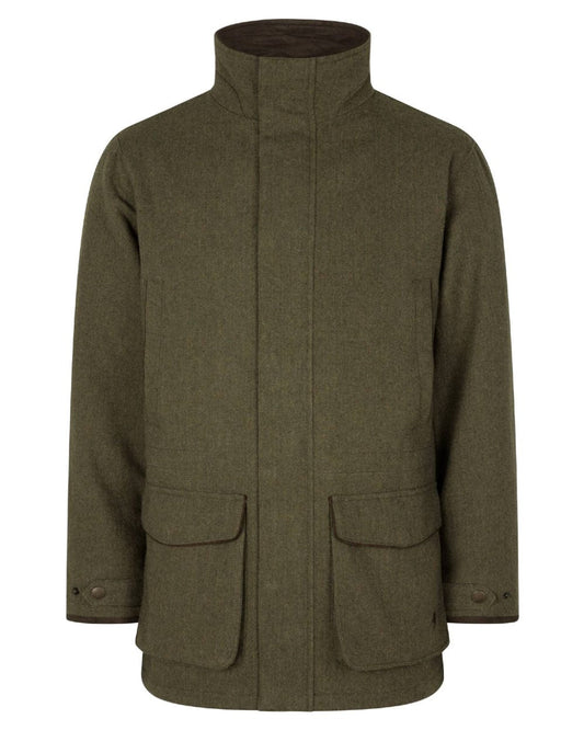 Moss Green Coloured Seeland Hillside Jacket on white background #colour_moss-green